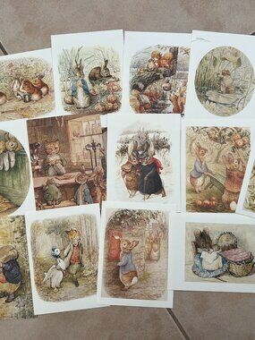 13 beatrix potter postcards